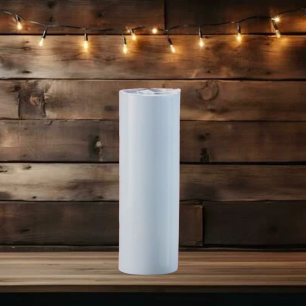 Vaso de Acero Skinny Blanco 30 Onz